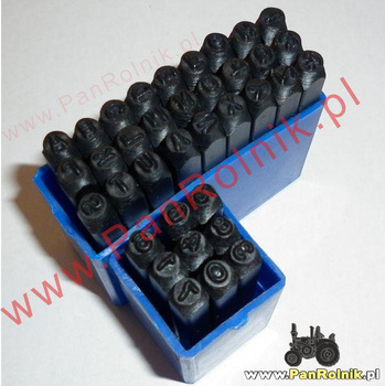 Numeratory 3 mm + litery do tabliczek znamionowych