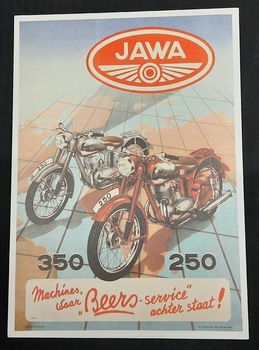 Jawa 250 350 tablica PRL