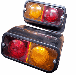 Zetor 4011 3011 2011 lampy tylne stary typ komplet