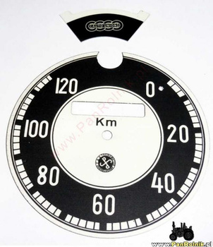 DKW NZ cyferblat 120 km, auto union
