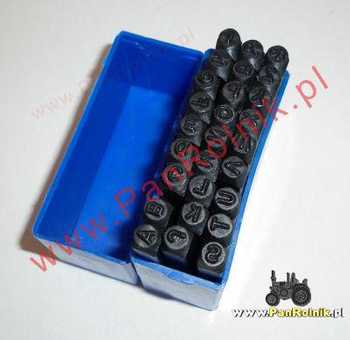 Literniki Litery, alfabet 3 mm (tabliczki, silnik)