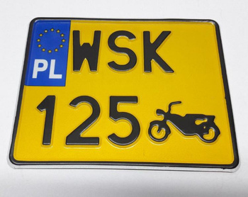 WSK 125 tablica kolekcjonerska