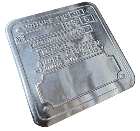 Citroen B14 B 14 tabliczka znamionowa typnschild id plate data plate