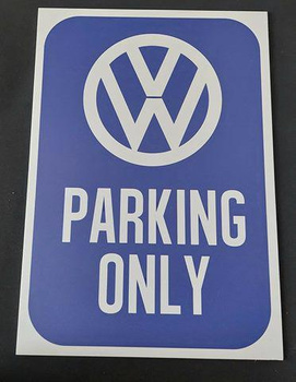 Volkswagen Parking Only- tablica PRL