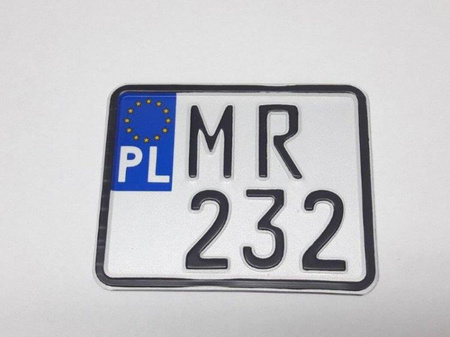 Romet Komar MR 232 tablica zlotowa kolekcjonerska