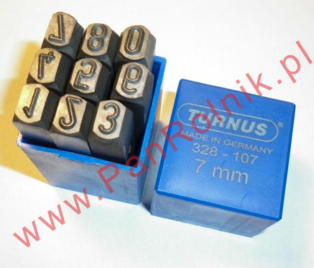 Numeratory 7 mm (tabliczki, znakowanie)