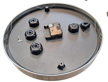 Ursus C4011 C 4011  zegar ścienny metalowa ramka 30 cm