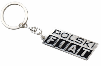 POLSKI FIAT 126P breloczek napis logo znaczek