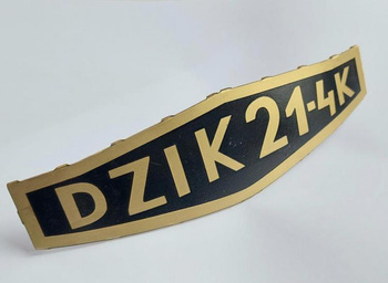 Dzik 21-4K emblemat logo znaczek