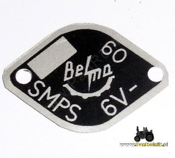 Belma tabliczka klaksonu SMPS 60 6V WFM JUNAK SHL WSK