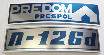 Niewiadów Predom Prespol N 126 D N126D naklejki naklejka logo