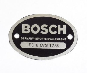 BMW Bosch tabliczka na sygnał FD 6C/S 17/3