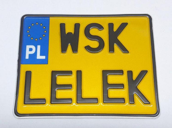 WSK Lelek tablica kolekcjonerska