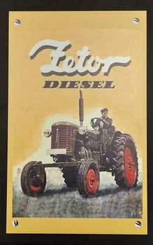 Zetor Diesel tablica PRL