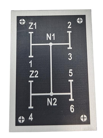 Zetor T 25  K25 T25(traktor) tabliczka opisowa biegi