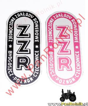 Komar ZZR  230 231 znaczek logo na główkę ramy