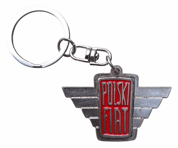 Polski Fiat 508 breloczek brelok znaczek logo zawieszka