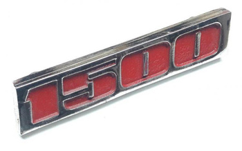 Polski Fiat 125 emblemat czerwony 1500 znaczek logo napis