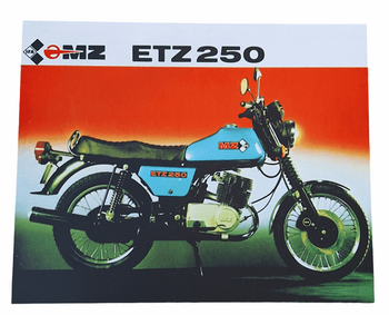 MZ/ETZ 250 - tablica PRL