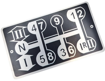 MTZ Białoruś 50 52 80 92 schemat biegów tabliczki opisowa