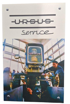 Ursus C4011 C 4011 serwis - tablica PRL