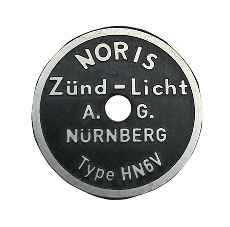 Noris HN6V tabliczka na sygnał klakson Zundapp KS