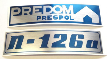 Niewiadów Predom Prespol N 126 A N126A naklejki naklejka logo