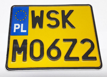 WSK M06Z2 tablica kolekcjonerska zlotowa