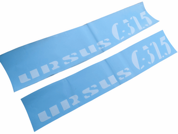 Ursus C-325 C325 szablon naklejka naklejki na maskę