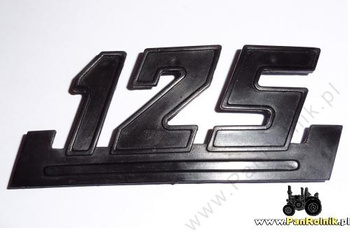 WSK 125 M06 M06B1-B3 emblemat znaczek napis czarny