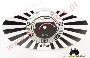 WFM Osa cyferblat do licznika, tarczka LICZNIK