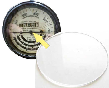 Ursus C 328 C328, C 325 szybka do licznika (licznik)