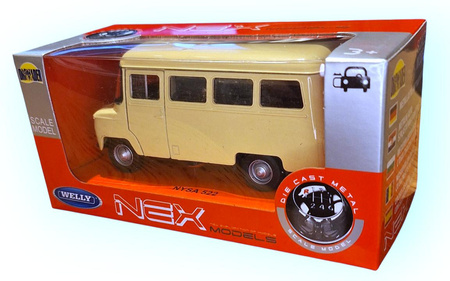 Nysa 522 kremowa Model Auta PRL w  skali 1:34
