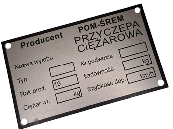 POM Śrem tabliczka znamionowa