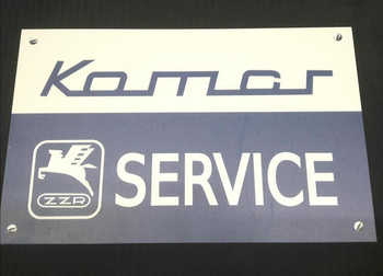 Komar ZZR service tablica PRL