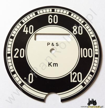 DKW P&S SB NZ 200 250 350 500 cyferblat tarczka licznika 120 km/h