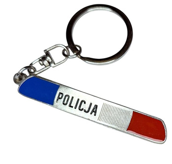 Policja breloczek brelok koguty kogut niebiesko-czerwony