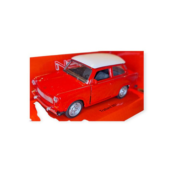 Trabant 601  Model Auta PRL czerwony skala 1:34