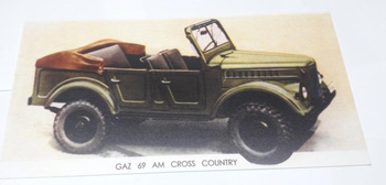 GAZ 69 Tablica PRL