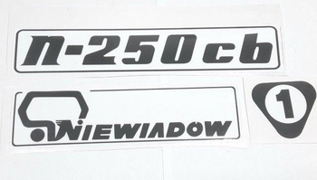 Niewiadów N250CB n 250 cb naklejki naklejka logo napis