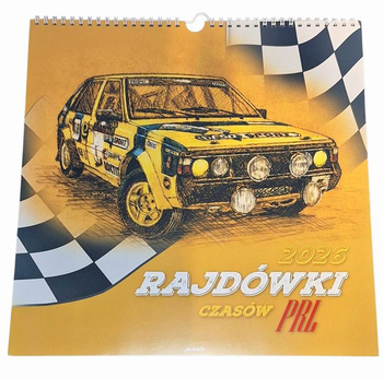 Rajdówki PRLu 2026 kalendarz ścienny na spirali