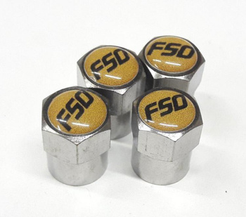 FSO Fiat 125, Polonez nakrętka wentyla z logo 4 sztuki